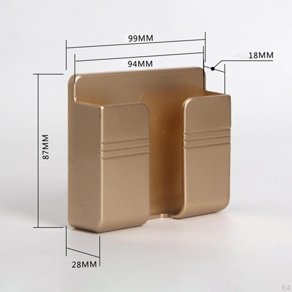 Mobilephone Mount Bracket with Reserved Charging Hole Multipurpose Compact Dock Storage Box