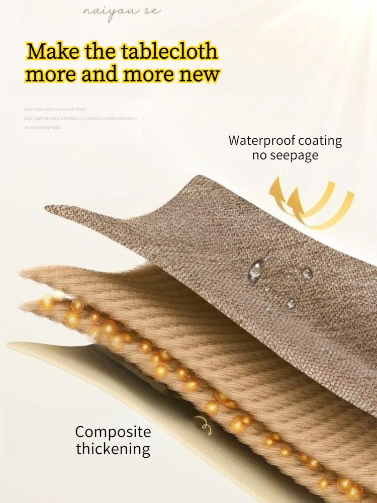 Creative tablecloth, home dining table, dustproof, festive restaurant atmosphere, decorative tablecloth