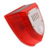 Sound and Light Alarm Solar Or DC Charging Induction Audible Visual Alarm Deterrent Device for Home