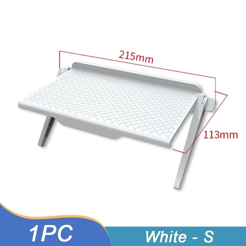 

Регулируемая стойка для монитора телевизора, держатель верхней полки для хранения экрана телевизора, подставка для дисплея компьютера, полка для маршрутизатора, домашний органайзер