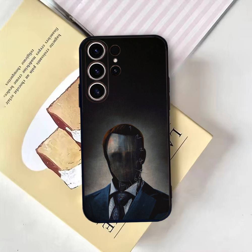 Graham Hannibal Mads Mikkelsen Phone Case For SamsungS25,24,21,22,23,30,Ultra,20,Plus,Fe,Lite,Note,10,9,Soft Black Cover