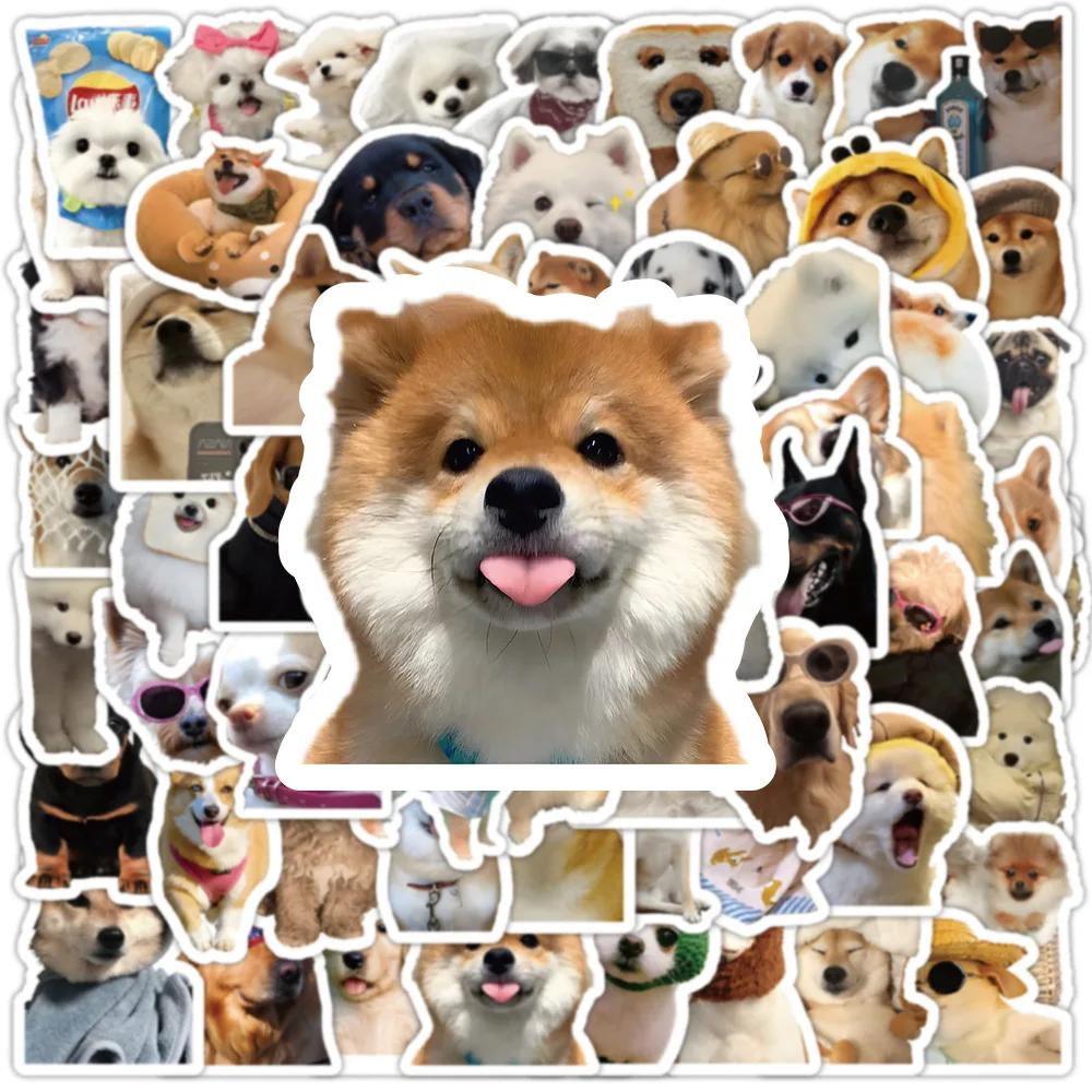 100pcs Kawaii Dog Funny Animal Stickers Cute Decals Decoration DIY Skateboard Scrapbook Laptop Car Kids Toy