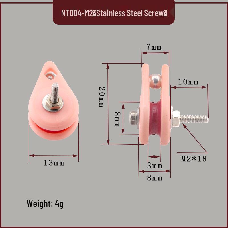 Anti-Jump Guide Wheel for Textile Machinery: Let-Off Wheel & Ceramic Wire Clamp for Enameled Wire