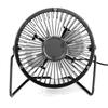 ZOMTOP Mini Desk USB 4 Powerful Aluminum Adjustable Angle Fan, Rechargeable, Ultra-Small, Portable, Blades, 360°