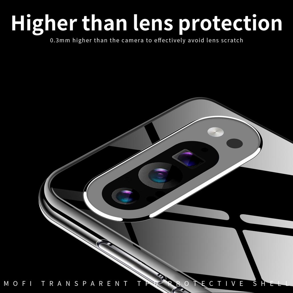 MOFI For Google Pixel 9 Pro Case Flexible TPU Shock Absorption Phone Cover