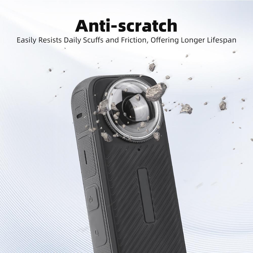 Flymile Lens Guards for Insta360 X4 Camera Accessories Len Protective Mirror Anti-Scratch Lens Cap Portable Rotating Cover