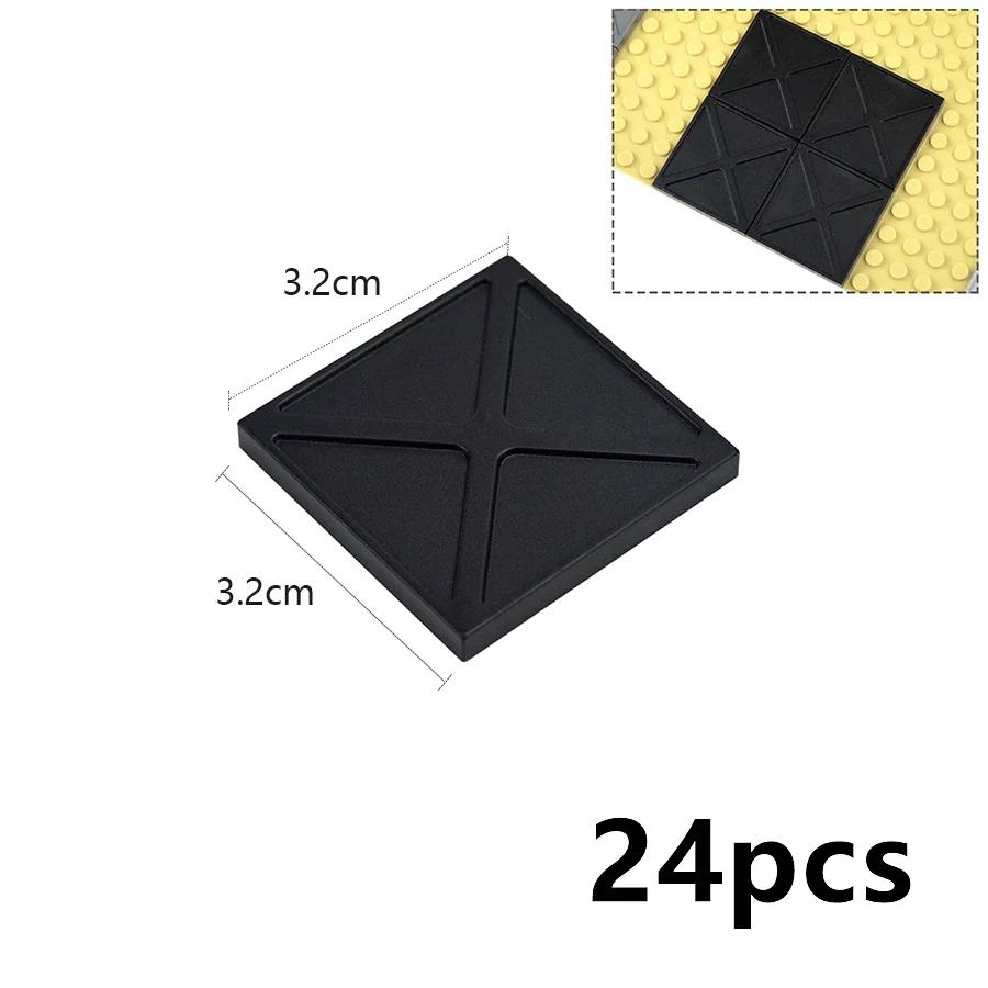 DO IT YOURSELF Ceramic Tile Construction Bricks MOC Smooth Figures Blocks 4x4 6x6 8x8 8x16 7x7 Works With 10202 1751 Learning Creativity Playthings