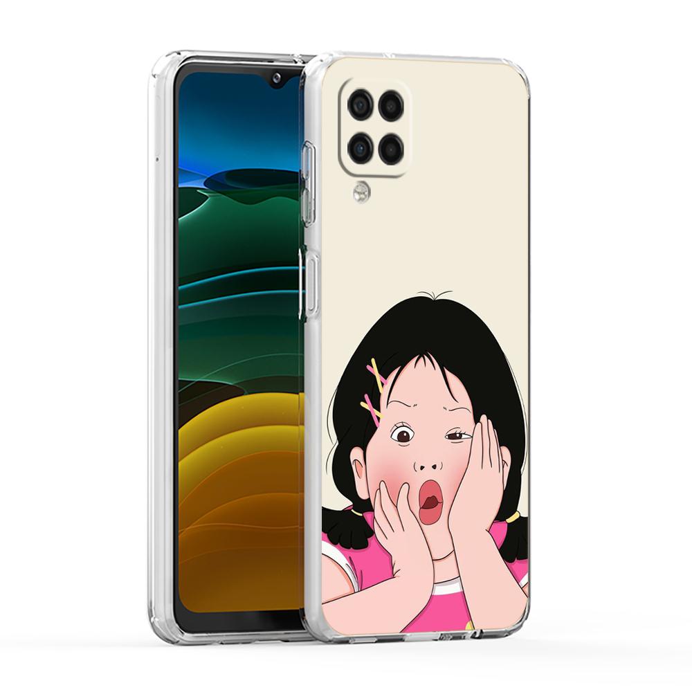 Cartoon Funny Boy Girl Couple Phone Case For Samsung A13 A33 A35 A55 A73 A53 A23 A51 A71 A21S A31 A41 A05s A03S A15 A25 5G Cover