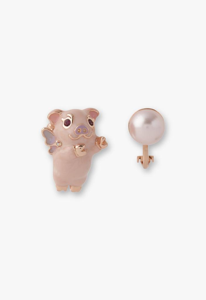 Mini Pig Motif Earrings SAME1493 XP [Anna Sui]