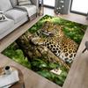 1PC Leopard Non-Slip Floor Carpet Compatible for Office&Living Room&Dining Room - Flat-Weave Machine- Soft & Pattern-E243