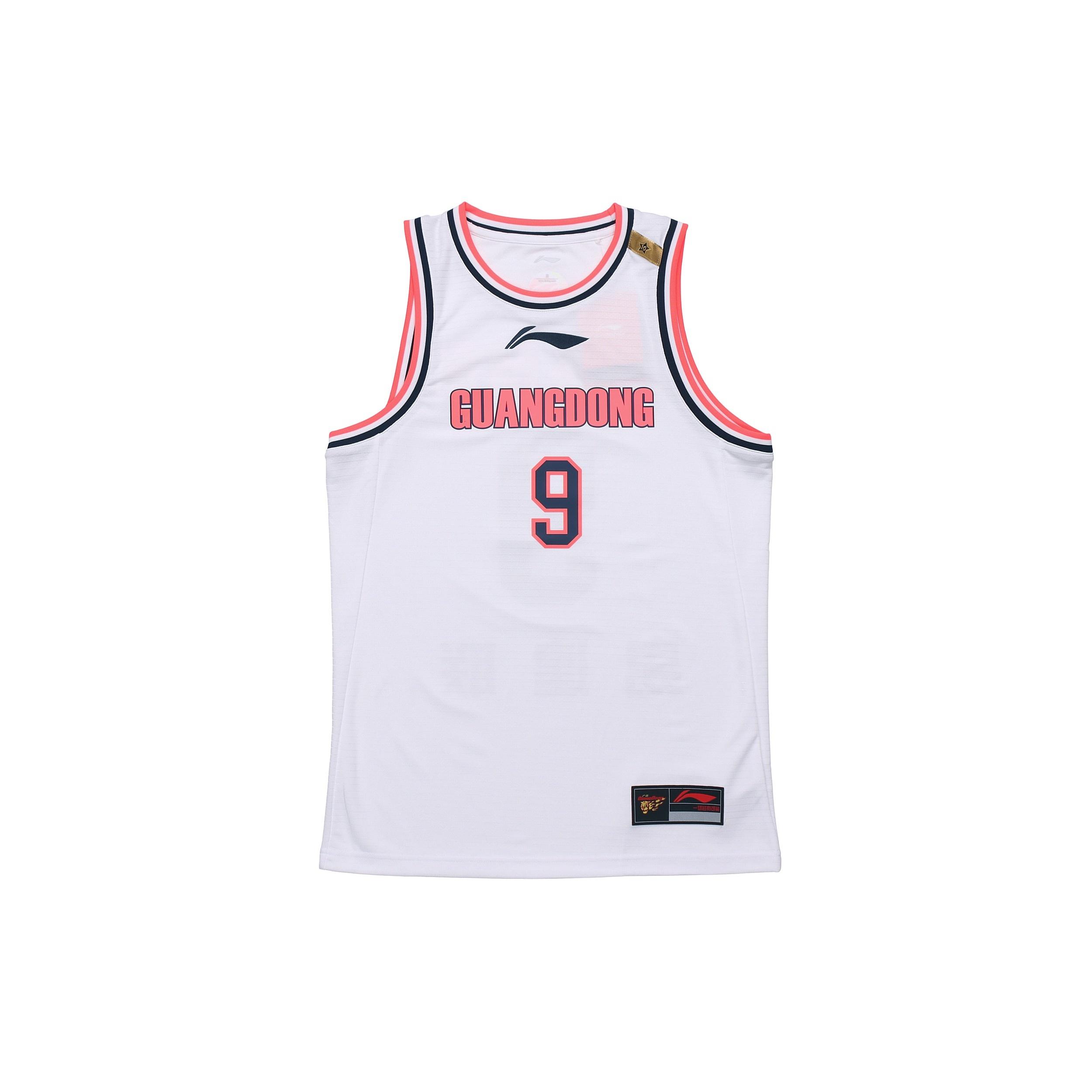 Li-Ning CBA Guangdong Southern Tigers Yi Jianlian Basketball Jersey  White  Men s AAYQ447-1 M