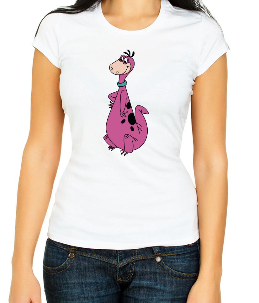 

The Flintstones characters White / Black Women s 3/4 Short Sleeve T-Shirt L015 XL