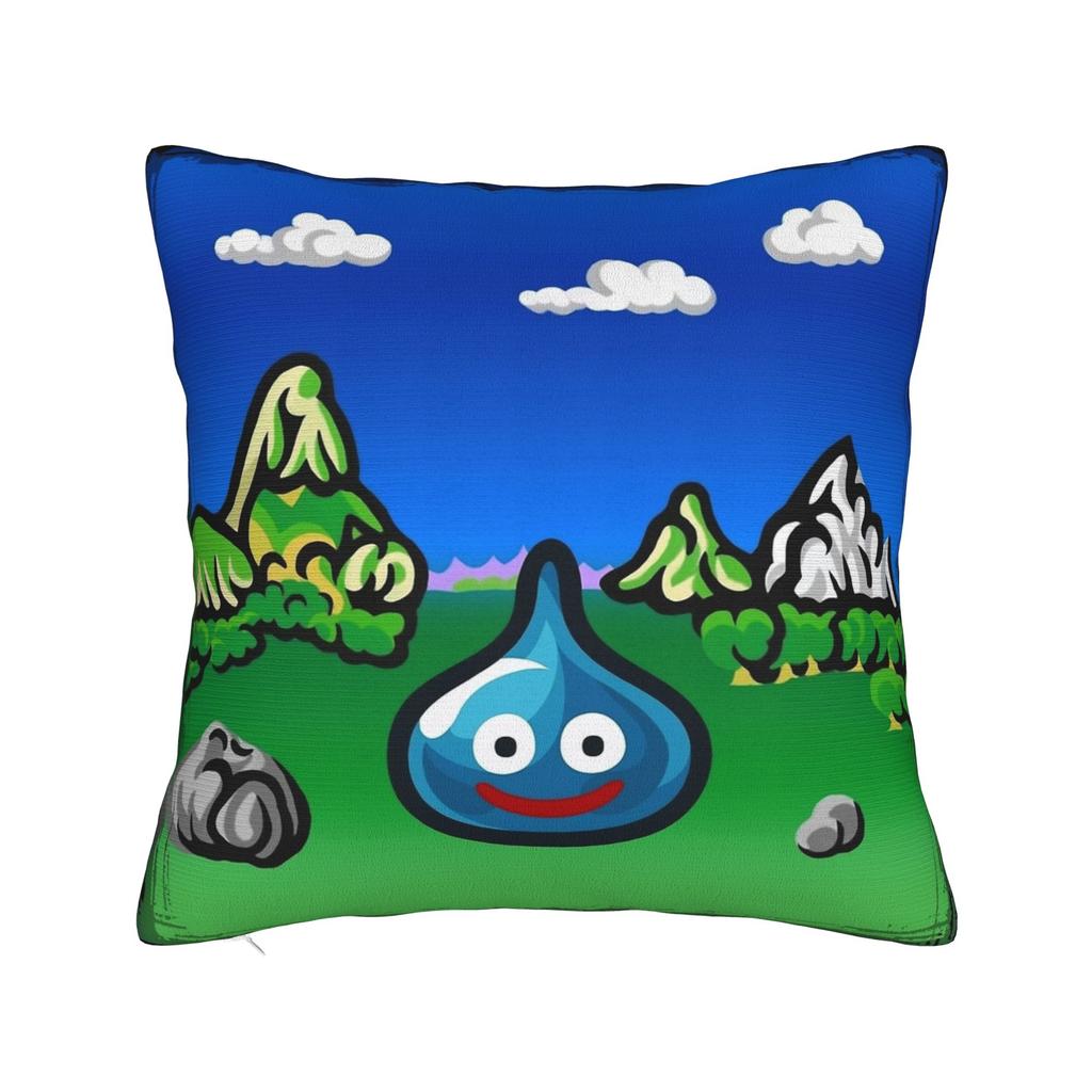Pillow Cover Dragon Quest Slime   Cute Funny Pillow Case For Sofa Home Decor Pillowcases