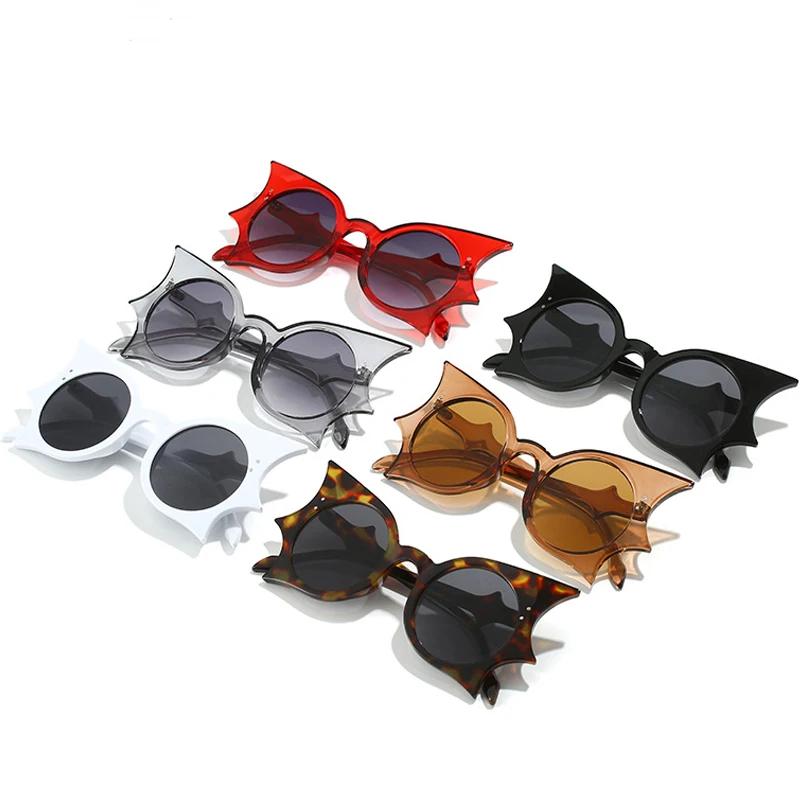 Festival Hip Hop Funny Eyeglasses Bat Eyewear Party Decoration Sunglasses Vintage Halloween Sun Glasses Outdoor Sun Shade Goggle