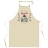 Kitchen Apron - Brigitte the Most Beautiful - Breton Print - Durable Thick Cotton - Adjustable Ties