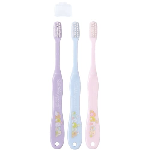 Skater Toothbrush for Elementary School Students 6-12 Years Old Soft 3 Pieces Sumikko Gurashi Starry Sky Stroll 15.5cm TB6ST-A