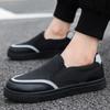 Breathable Mens Casual Shoes Platform Mesh Walking Shoes Slip-on Mens Lazy Shoes Lightweight Driving Shoes Comfort Flats Loafers