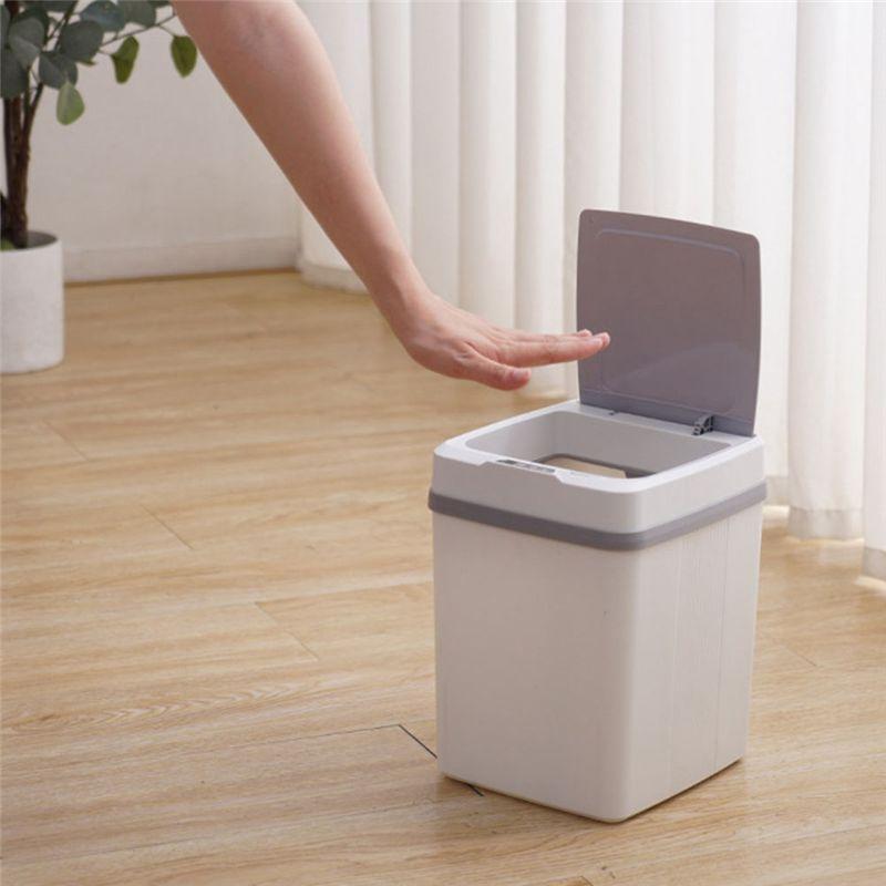 Good-Smart Sensor Garbage Bin Kitchen Bathroom Toilet Trash Can Best Automatic Induction Waterproof Bin With Lid 12L