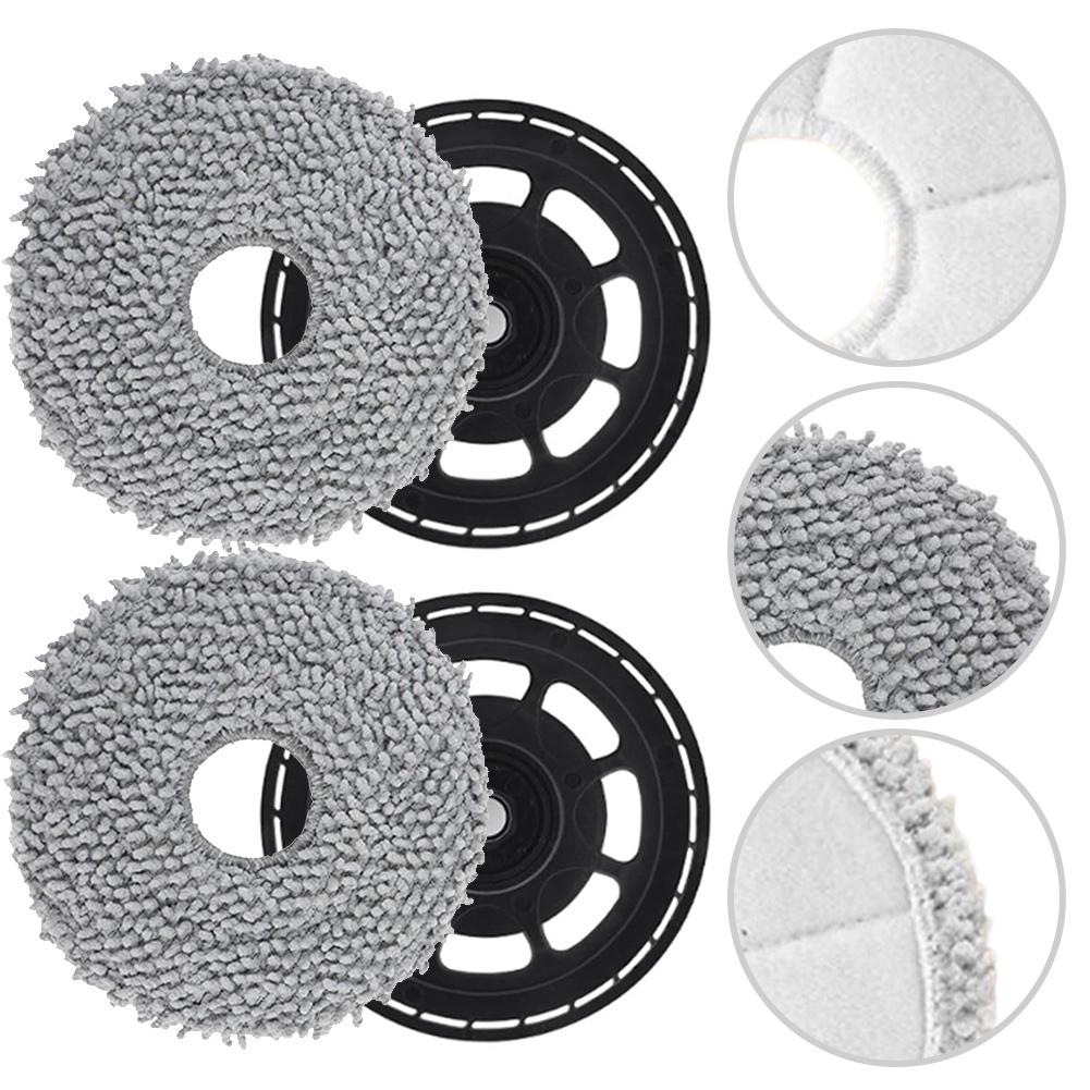 Mop Bracket And Mop Pads Kit For Roborock For Saros 10R For Saros Z70 Robot Vacuum Cleaner Replacement Parts Set