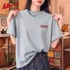 T-shirt da donna a maniche corte in cotone