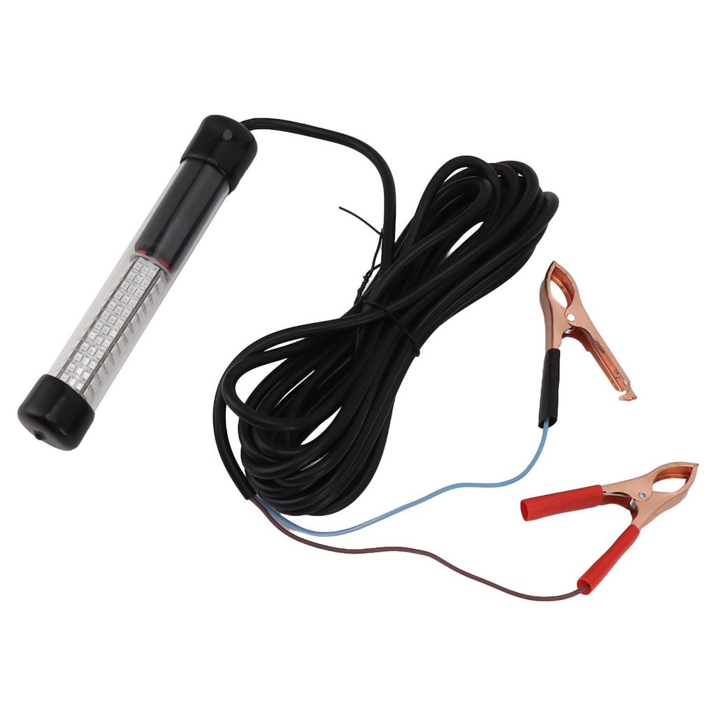 LED Submersible Fishing Light 15W Green Nighttime Ice Fishing Light with 16.4ft Cable
