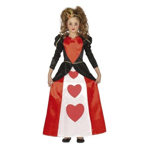 Fiestas Guirca Mädchen Herzkönigin Kostüm Kleid