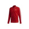 Adidas 3-Stripes Logo Print Zip Jacket And Straight-Leg Pants Track Suit Men Sportswear Red Black FM6308