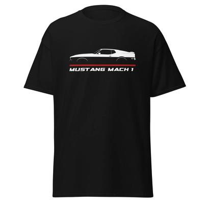 T-Shirt Mustang Mach 1 1971-1973 Fans Geburtstagsgeschenk