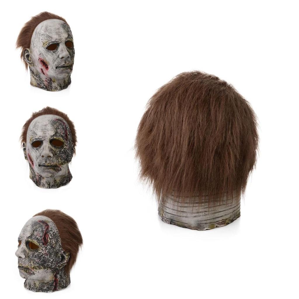 Maschera Cosplay Deluxe di Michael Myers per Spaventi Definitivi alla Festa di Halloween