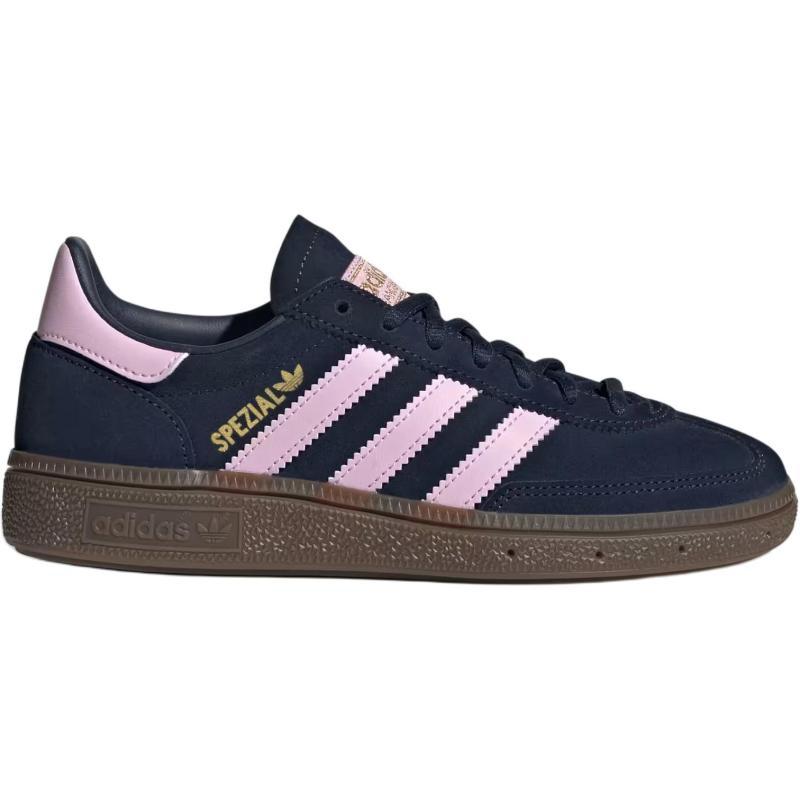Adidas Originals HANDBALL SPEZIAL Abrasion Resistant Low Top Kids' Skateboarding Shoes Blue Sneakers JI2903