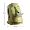 Creative Moai Tissue Holder Box – Decorative Cover Dispenser Easter Island Sculpture Moai Bathroom Vanity
