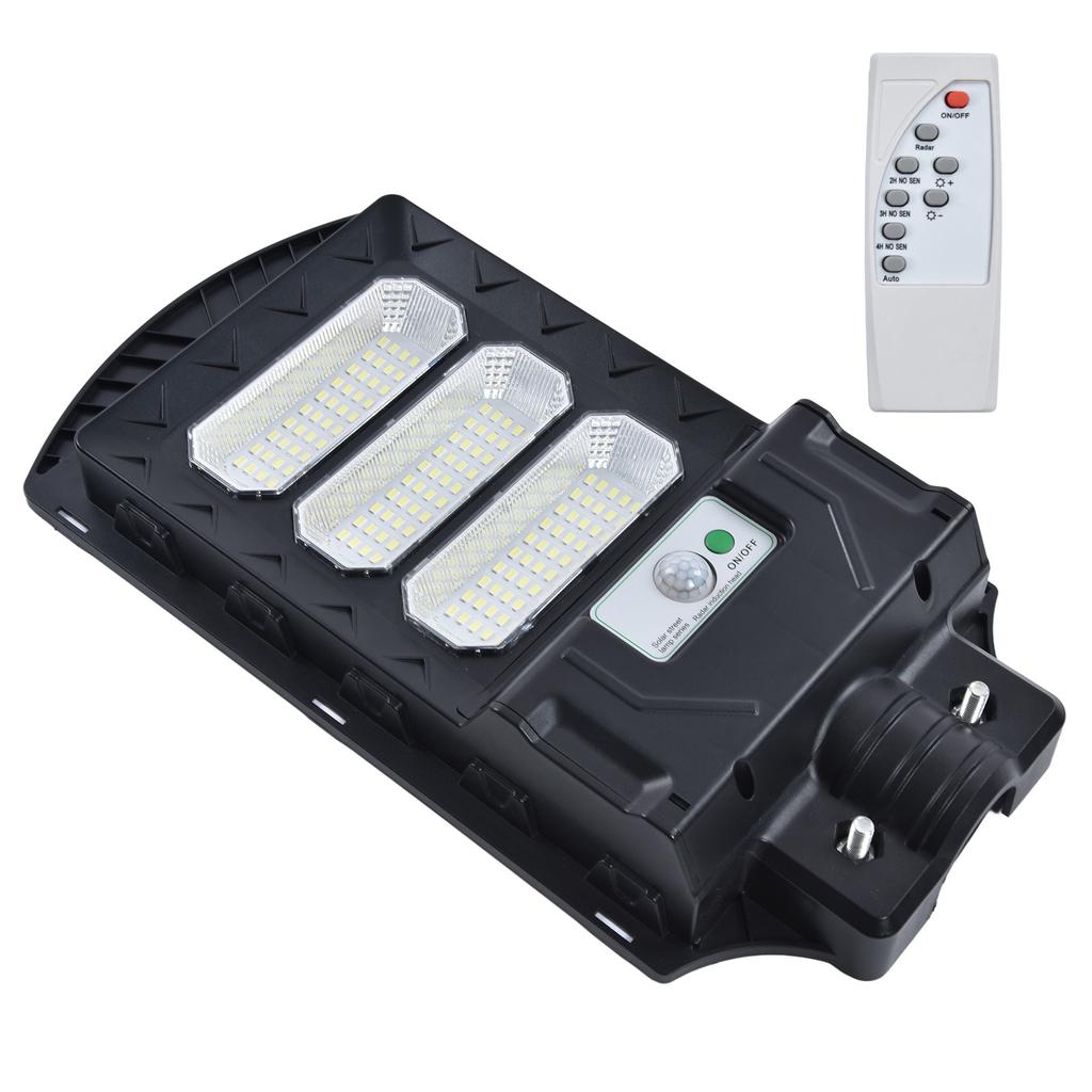 LED Solar Street Light 300W 150LEDs Waterproof Solar Sensor Street Lamp for Outdoor Squares Parks