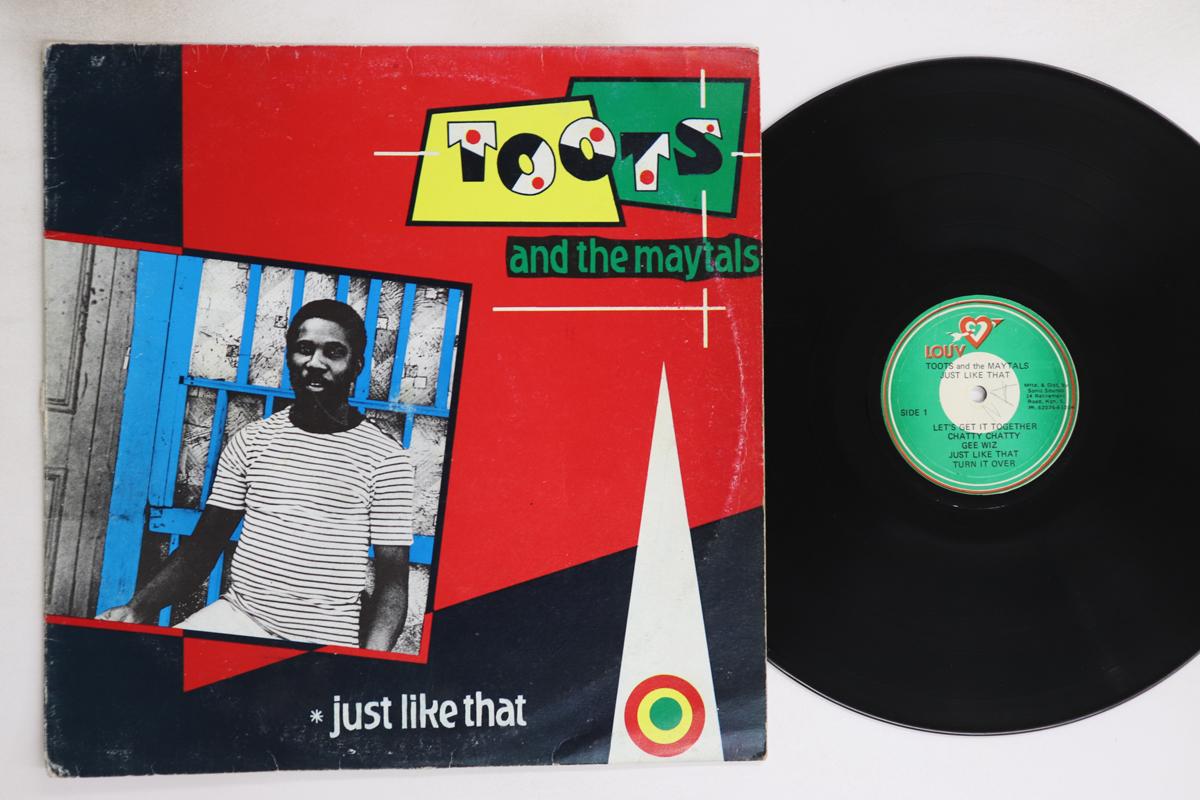 

LP Record TOOTS & THE MAYTALS - Just Like That NONE LOUV 1980 Jamaica Reggae, Ska & Dub Used