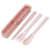 Skater Bento Chopsticks Slim Trio Set, Chopsticks, Spoon, Fork, 18cm, Dishwasher Safe, Made In Japan
