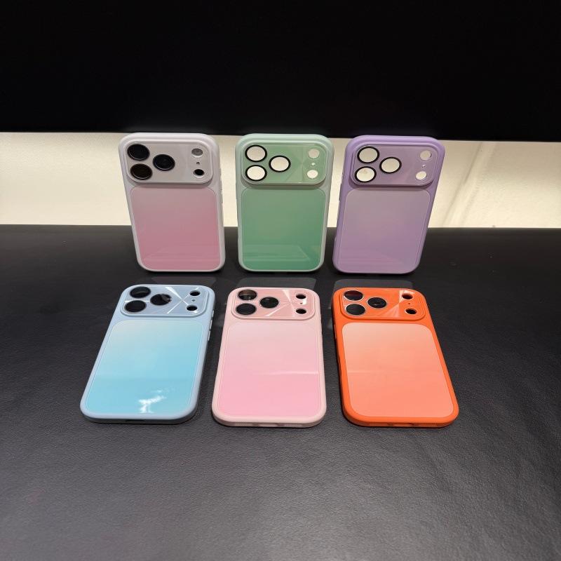 17 Applicable iPhone16promax Contrasting Color Gradual Change 16 Apple 17pro Mobile Phone Case 17promax Protective Case