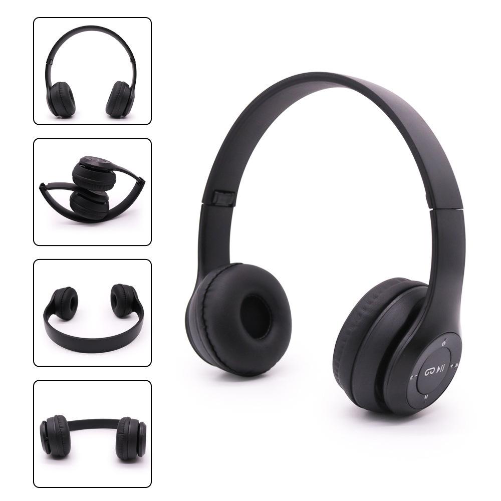 Stereo P47 Headset 5.0 Bluetooth Headset Folding Series Wireless Outdoor SportsHeadset for iPhone Samsung PC Game Accessories