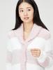 Gelato Melange 3 Border Shawl Cardigan PWNT205134 Shawl Neck PNK F [Gelato Pique] Women's