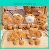 Toast Sausage Bread Adorable Mini Bear Plush Keyring Extensible Feet Kid Cartoon