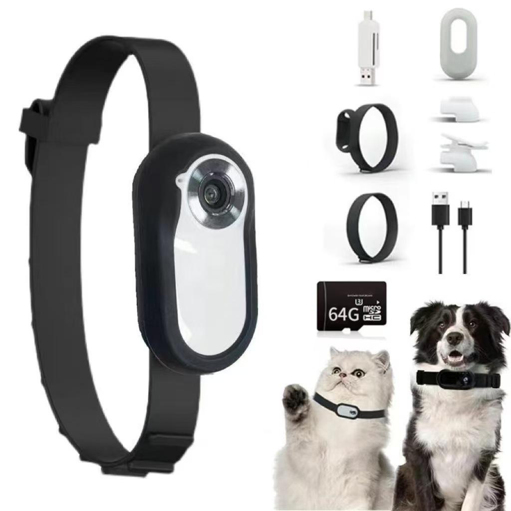 1080P HD Anti-Shake Thumb Action Camera with Lapel Clip for Cycling, Pets, Vlogs & More