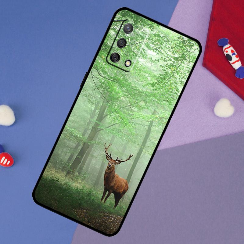 Hjortfodral För Oppo A5 Pro A6 A57 A17 A78 A54 A74 A94 A76 A16 A96 A18 A40 A60 A80 A38 A58 A98 A15