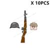 N661-670 NEW Military infantry Soldies Warriors Action Figures Building Blocks Accessories Collection Children's Toys Gifts