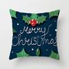 Merry Christmas Printed Pillowcase Christmas Style Cushion Cover Home Sofa Decor Throw Pillowcase