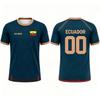 Kids Ecuador Football Soccer Jerseys Men T Shirt Women Tee Boys Top Children Parent Child Quick dry short sleeves kids Tshirt