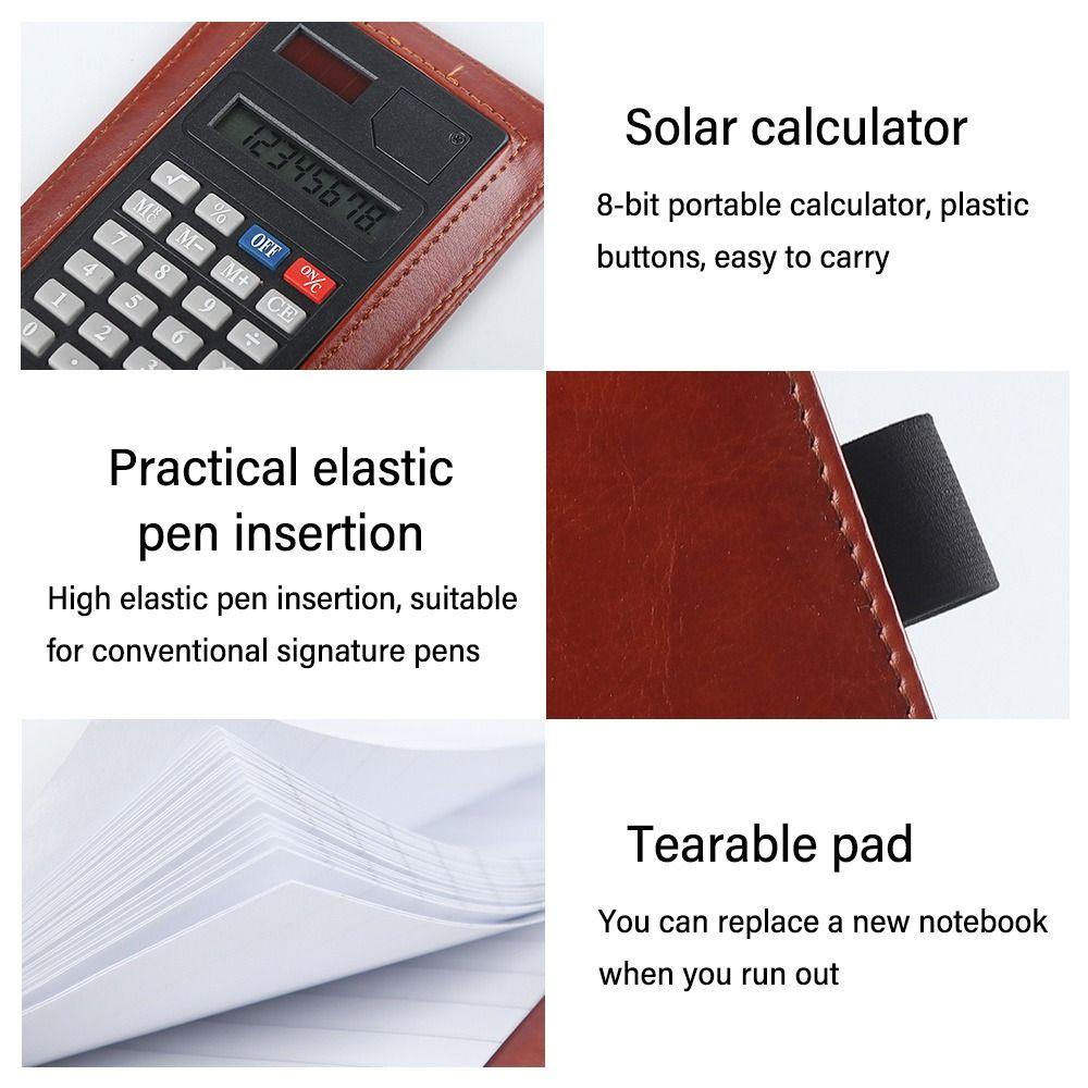 Schülergeschenk Austauschbarer Innenkern Mit Taschenrechner Notizblock Notizbuch Taschennotizbuch