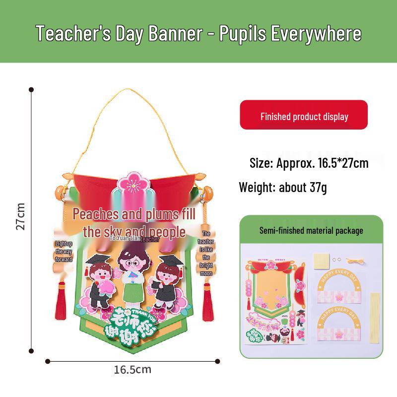 Handmade DIY Flower Bouquet Card Kit for Teacher s Day