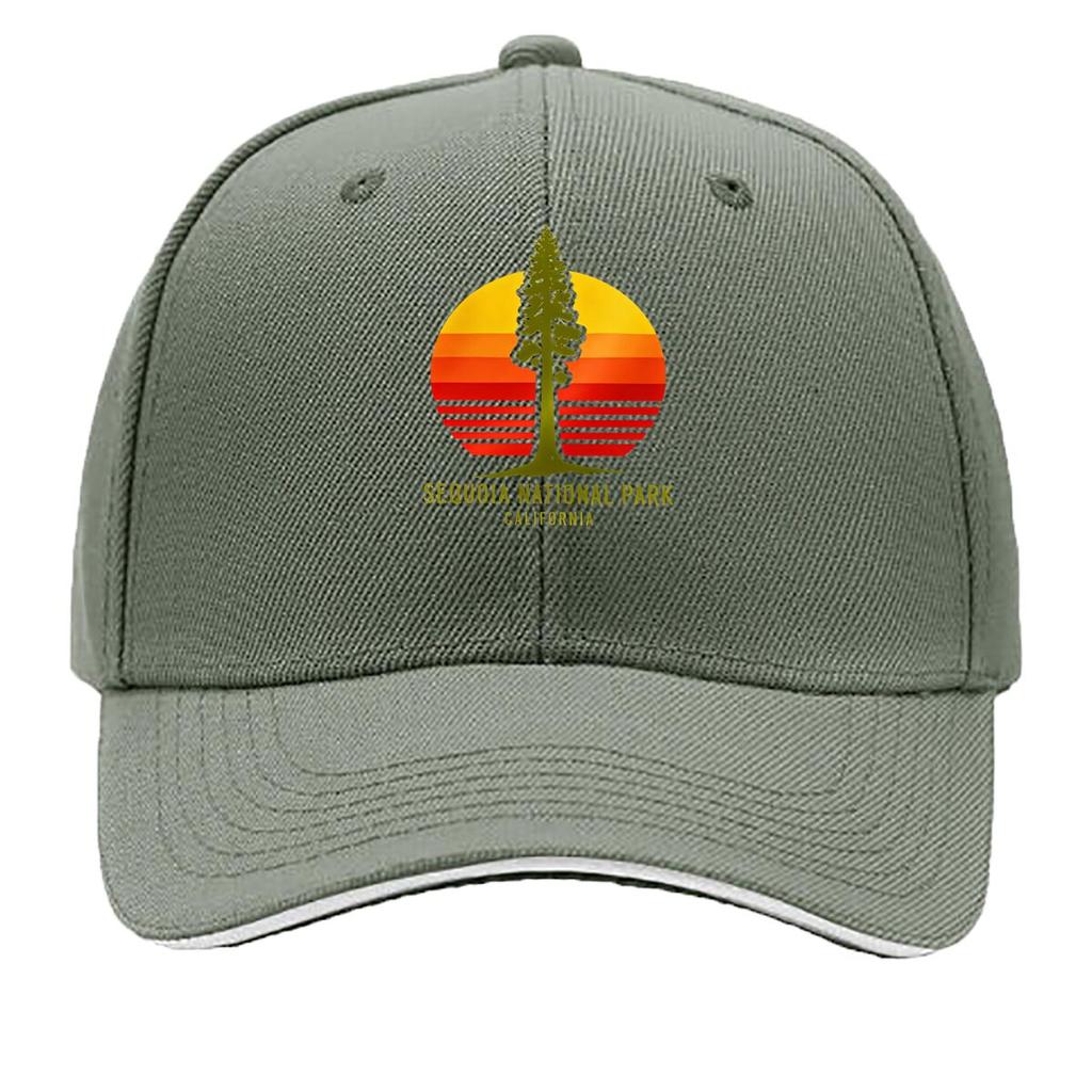 Baseball Cap with Geometric Print Casual Sport Cap for Unisex Outdoor Activities FatherS Day Bir Sandwich Baseball Cap