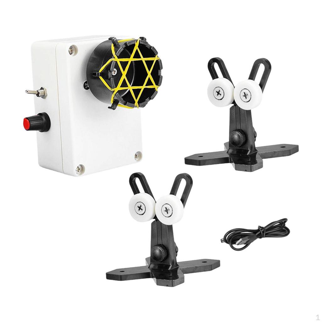 DIY Fishing Rod Winding Tool with Stand for Epoxy Drying
