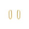 Boucle d Oreille Luxenter fini en or jaune 18 carats - Sanee