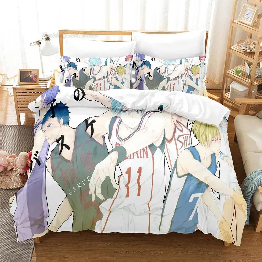Kuroko's Basketball Bedding Set Single Twin Full Queen King Size Bed Set Aldult Kid Bedroom Duvetcover Sets 3D Print Cartoon