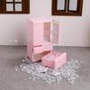 1 Set Miniature Food Play Kitchen Scene Pocket Furniture Model 1:12 Playhouse Toys Doll House Cartoon Mini Refrigerator